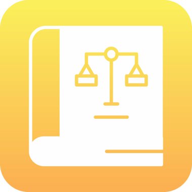 güzel yasa vektör simgesi