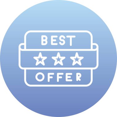 Modern yuvarlak vektör simgesi düğmesini en iyi öner