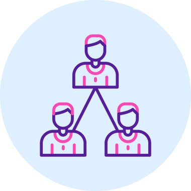 İnsan simgesinin vektör illüstrasyonu