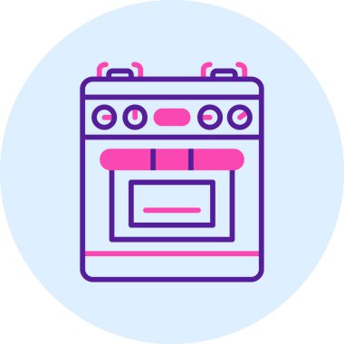 Gaz. Web simgesi basit illüstrasyon