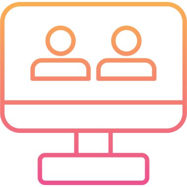 Robot simgesinin vektör illüstrasyonu