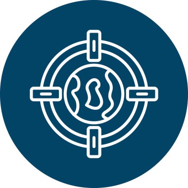 seo modern simgesinin vektör illüstrasyonu