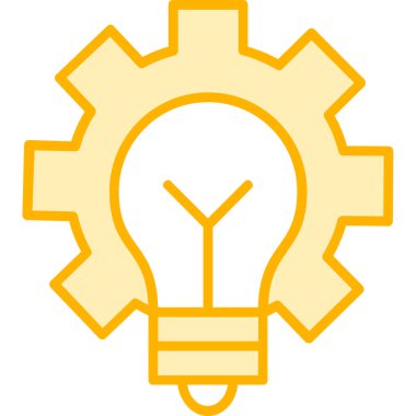 Ampul. Web simgesi basit illüstrasyon