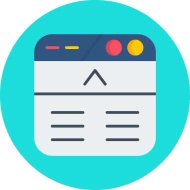 Web tasarım ikonu vektör illüstrasyonu