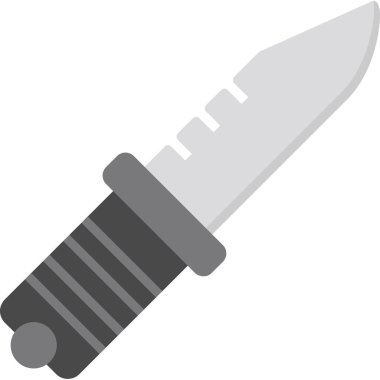 Bıçak. Web simgesi basit illüstrasyon