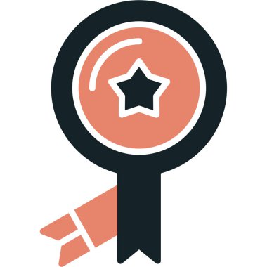 Bir yıldız simgesinin vektör illüstrasyonu