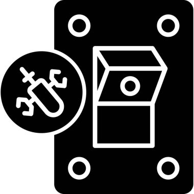 oyun kutusu simgesi, vektör illüstrasyonu