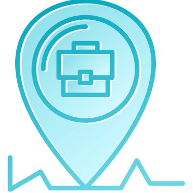 Modern bir simgenin vektör illüstrasyonu