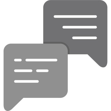 konuşma kabarcığı vektörü simgesi