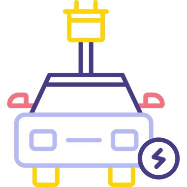 - Araba. Web simgesi basit illüstrasyon