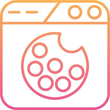 Modern simgenin vektör illüstrasyonu