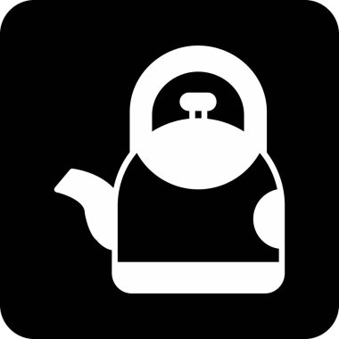 çay fincanı ikonu vektör illüstrasyonu