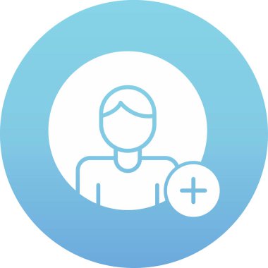 İnsan simgesinin vektör illüstrasyonu