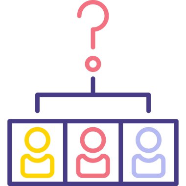 iş simgesi vektör illüstrasyonu