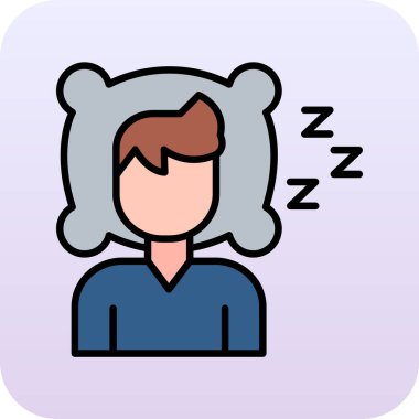 Yüzünde yastık olan bir kadın.