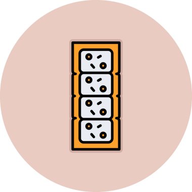 Bir ahşap binanın vektör çizimi