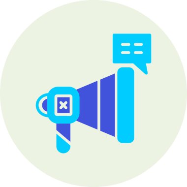 Megafon. Web simgesi basit tasarım