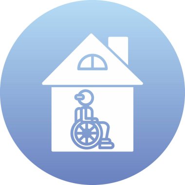 Ev simgesi vektör illüstrasyonu