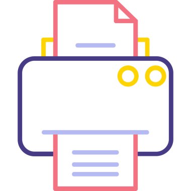 Dosya. Web simgesi basit illüstrasyon