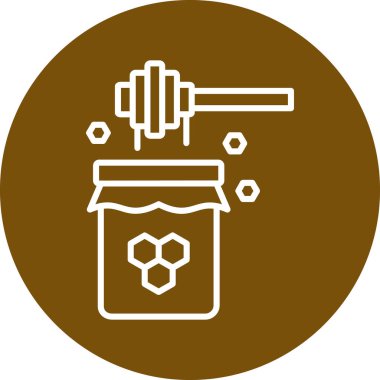 Bir şişe simgesinin vektör illüstrasyonu