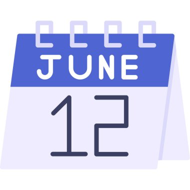 12 Temmuz takvimi - 2 Haziran simgesi