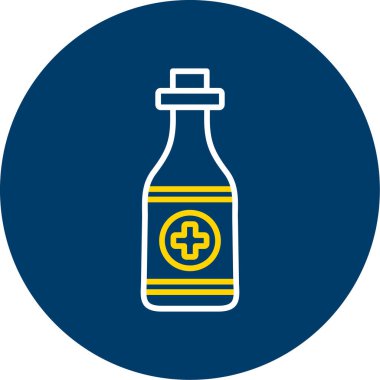 Şişe. Web simgesi basit illüstrasyon