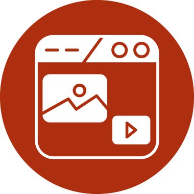 vektör lcd simgesi illüstrasyonu