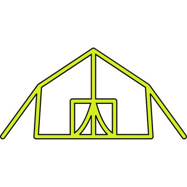 oyun alanı simgesi vektörü beyaz arkaplanda izole edildi, oyun alanı işareti, çizgi