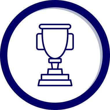 Ödül kupası simgesi taslak biçiminde