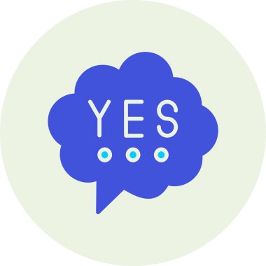 Bulut kabarcığı simgesi, illüstrasyon