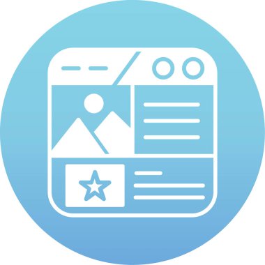 seo modern simgesinin vektör illüstrasyonu