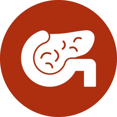 Midem. Web simgesi basit illüstrasyon