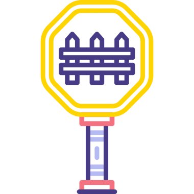 Dönme dolap simgesinin vektör çizimi