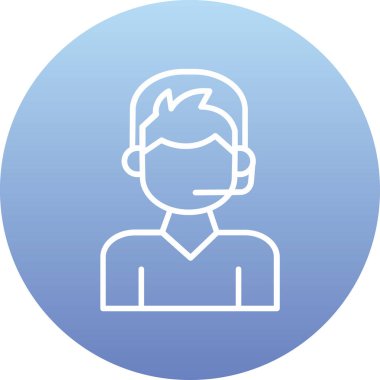 İnsan simgesinin vektör illüstrasyonu