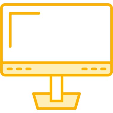 Bilgisayar monitörü. Web simgesi