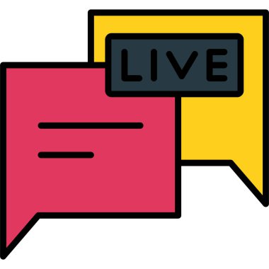 konuşma kabarcığı vektör çizimi