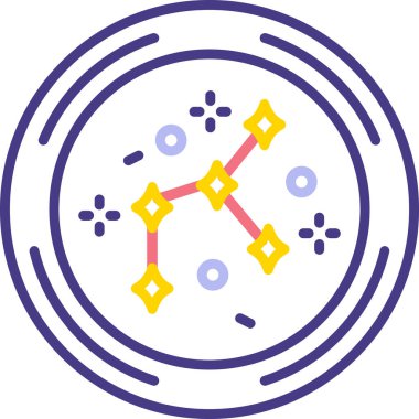 Bir zodyak yıldızının vektör çizimi