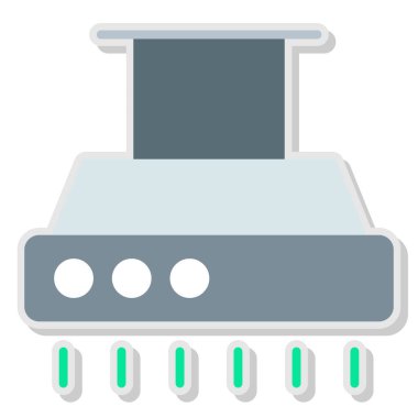 Modern b 'nin vektör illüstrasyonu