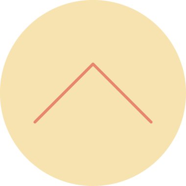 Yuvarlak çerçeveli bir evin vektör çizimi