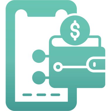 Dolar simgesi vektör illüstrasyonu