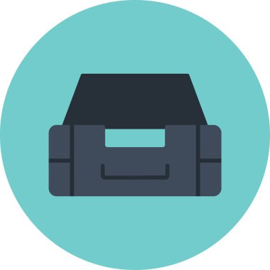 Araba akü vektör simgesi