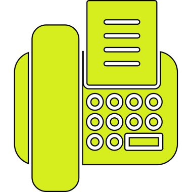 telefon simgesi vektör illüstrasyonu