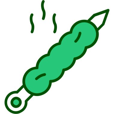 İp ikonu. vektör illüstrasyonu