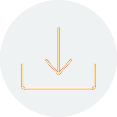 ok simgesi vektör illüstrasyonu