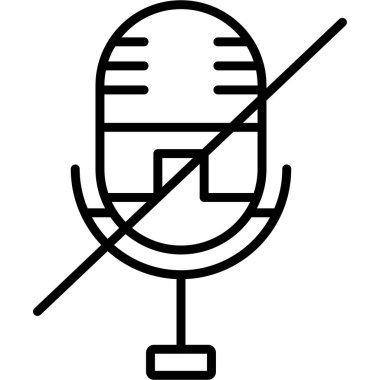 Radyo. Web simgesi basit illüstrasyon