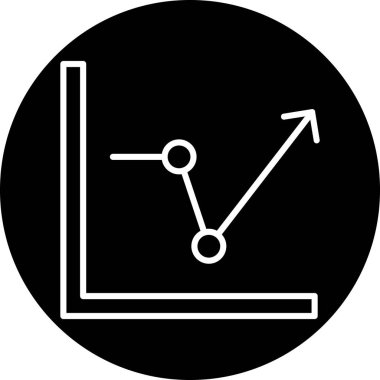 grafik ikonu vektör illüstrasyonu