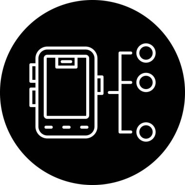 Vektör Mobil simge illüstrasyonu