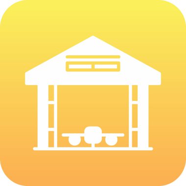 Benzersiz tren vektör simgesi