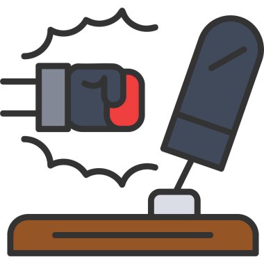 elektrik güç dolgu simgesi