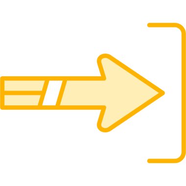 ok simgesi vektör illüstrasyonu